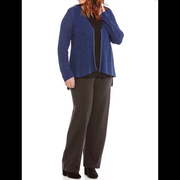 NWT Eileen Fisher Organic Linen Boxy Cardigan Sz 1X - Picture 2 of 8